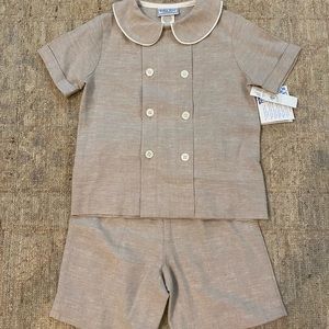 Beautiful linen boys set.